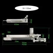 Reciprocating Linear Actuator with Governor Linear Telescopic Push Pull 3-15CM