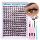 Lash Clusters Kit Wispy Natural Cluster Eyelash Extension Kit DIY Lash Extens...