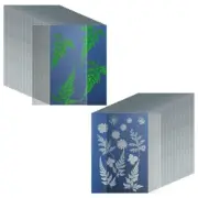 38 Sheets Cyanotype A5 Sun Print Kit with 2 Clear Acrylic Sheets High8134