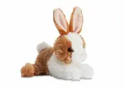Aurora World 73902.0 Mini Flopsie Bunny Plush Toy BrownWhite