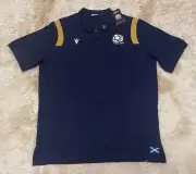 Scotland BT Rugby Union Shirt Macron Size 4XL New With Tags