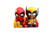 Deadpool & Wolverine Best Buds On Sofa Cosbaby Action Figure 10cm