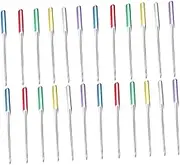 Operitacx Sets Sewing Machine Needles for Fabrics Sizes Regular Point Sturdy Flat Shank for Home Sewing Machines Pcs Random