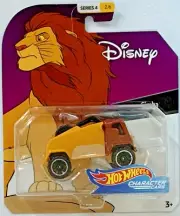 Hot Wheels 2019 Character Cars Disney Series 4 Simba #FYV98 1:64 Scale