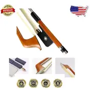 Professional Quality Cello Bow 4/4 - Ebony Frog, Nickel Strings, Sheep Skin Grip
