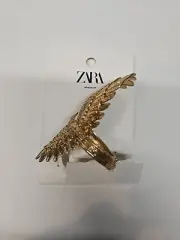 New Zara Gold Phoenix Cuff Bracelet With Original Packaging See Pictures