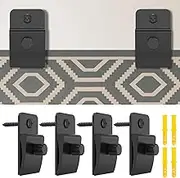 4 Pack Tapestry Hangers, Tapestry Wall Hanging Clamps, Easy to Install Quilt Hangers for Wall Display, Metal Carpet Art Decoration Hangers, Quilt Rack Clamps Mount for Home Carpet Display