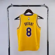 KOBE BRYANT #8 YOUTH M LA LAKERS YELLOW JERSEY BASKETBALL