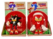 SHADOW & KNUCKLES Christmas Sonic The Hedgehog 2.5" Action Figures