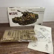 Armor ESCI German 105mm. Self-Propelled Howitzer Wespe Model Kit 1/72 Sealed Bag