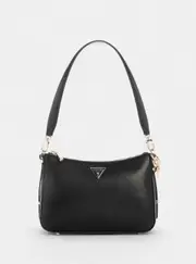 GUESS Black Daryna Top Zip Shoulder Bag