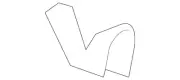 Genuine Honda Frame Rail End Bracket 65646-TBA-A00ZZ