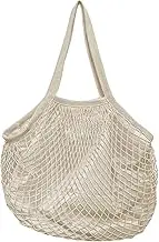 Mesh Net Bag - Shopping Cotton Mesh Totes for Women | Washable Stretchable Shoulder Tote with Lining Large Capacity Produce Organizer for Vegetable Fruit Shopping