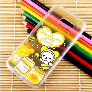 Rilakkuma 拉拉熊 Samsung Galaxy S7 彩繪漸層保護軟套