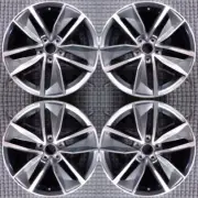 Audi Q3 Compatible Replica Machined w/ Charcoal Pockets 18" Wheel Set 2017 to 20