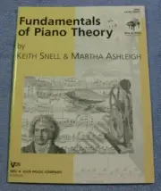 Piano Book Keith Snell Fundamentals Of Piano Theory Level 8 New