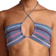 NWT Dolce Vita Kokomo Embroidered Bandeau Bikini Top- Size XS