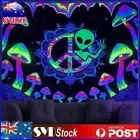 Mushroom Aliens Fluorescent Tapestry Wall Hanging Carpet Luminous Art Room Decor