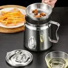Deep Frying Pot Grease Can Milk Warmer Pot French Fries Cooker Oil Storage Pots