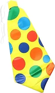 [LIFKOME] Clown Necktie Costume Accessory for Parties Satin Prop for Cosplay and Stage Shows Comfortable Design for Adults and Teens Decorative Tie Dots