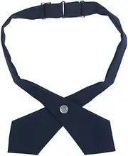 [French Toast] Girls' Adjustable Cross Tie Solid