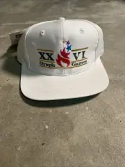 Vintage olympic games of collection white hat BRAND NEW WITH TAGS