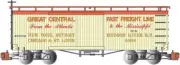 Bachmann HO 34' Wood Old-Time Boxcar New York Central & Hudson River NYC # 72308