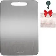 Katuchef Titanium Cutting Board, 2025 Pure Cut Titanium Cutting Boards for Kitchen Katuchef, Double Sided Non Slip Easy to Clean (39 * 28cm/15.3 * 11.0in)