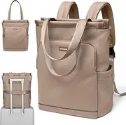 [GOLF SUPAGS] Convertible Notebook Handbag, Laptop Backpack for Women with Laptop Compartment, 16 Inch Stylish Daypack for School, College, Travel, Work
