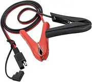 12V 2Pin Quick Disconnect Adapters Heavy Duty 2Pin to Clip Power Cord for Solar Panel Charging Motorcycle Battery
