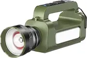 Powerful Flashlights | Rechargeable Solar Torch | Waterproof Torch for Fishing, Home, Outdoor and Night Power Outages