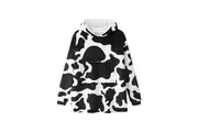 TARRAMARRA Kids Reversible Hoodie Blanket Cow Pattern Cow Pattern / One Size