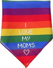 Pet Bib Valentines Pride Decoration Thanksgiving Dog Tags for Pets Engraved Dog First Birthday Breeds Rainbow Dogs Chewers Flag Puppy Bandana Dog Collar Happy Cool Vest Polyester