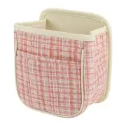Car Trash Can Portable and Hanging Front Rear Seats Back Trash Bin Pink 1 Pcs