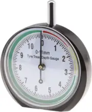 Professional Dial Type Tyre Tread Depth Gauge Portable Wheel Tyre Measurement...