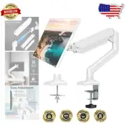 Single Monitor Desk Mount Arm with Cable Management - Perfect for Home Office