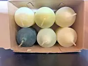 PartyLite Box (6) Spearmint Votive Candles V0658 NOS