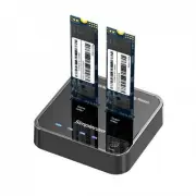 Simplecom USB 3.2 Gen2 to Dual Bay NVMe M.2 SSD Docking Station Duplicator Clone