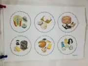 Unused Tea Towel RICHARD BRAMBLE Collections, SIX CHEESES & Their Descriptions