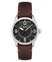 AVI-8 Spitfire Smith Airfix Edition Granite Black Dial AV-4090-08 50M Mens Watch