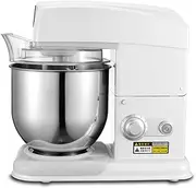 Electric Stand Mixer for Baking with 7L Stainless Steel Bowl 11 Speed Food Mixer Blender LCD Display Beater Mixer with Mixing Stirrer, Mesh Whisk, Dough Hook, Silicone Agitator for Cake Egg Cream (Co