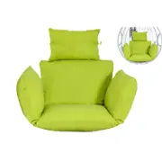 Swing Chair Cushion Hanging Egg Seat Pod for Yard Garden Home Decor-Green