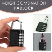 Padlock 4-Digit Combination Outdoor Weatherproof Security School Lock Travel