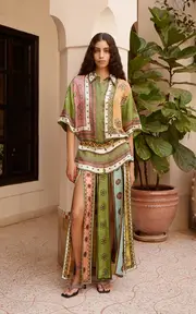 [ALÉMAIS] Contina Jacquard Maxi Skirt
