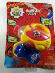 Ryan's World Bubble Lights Up Blowing Battery Op Blows Bubbles New