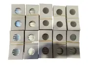 1500 2x2 Quarter Guardhouse Premium Cardboard Mylar Coin Holders Flips