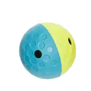 Treat Tumble Bowl for Cats & Dogs (Blue/Yellow) - Small