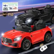 Kids Ride On Car Mercedes-Benz AMG GTR Licensed Electric Vehicle Toy w/ Remote