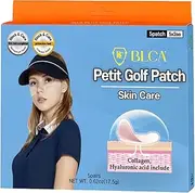 Block&Care Golf Patches for Sun Protection UV Facial Patches for Outdoor Activities with Skincare Ingredients Sunscreen Gel Tape UV Protection Face Patch for Golfers (Medium Size, 5Pairs/1Pack)
