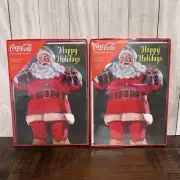 NIB Coca Cola Santa w/ Coke Bottles 5x7 Christmas Cards - 16 Cards (8 Ct @ 2)